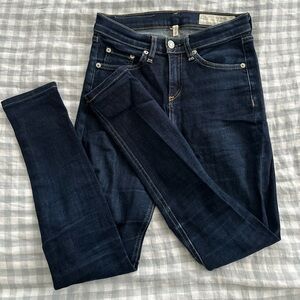 Rag & Bone High Rise Skinny Jeans